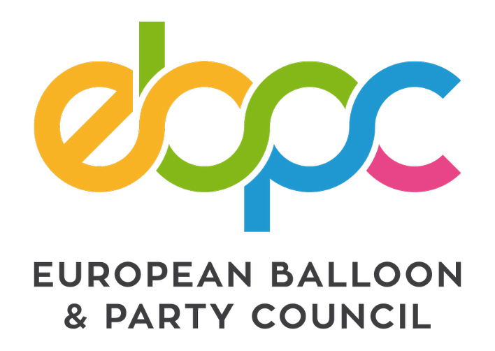 Logo colorato del Consiglio Europeo Palloncini & Feste su sfondo bianco. Scritta grande e vivace.
